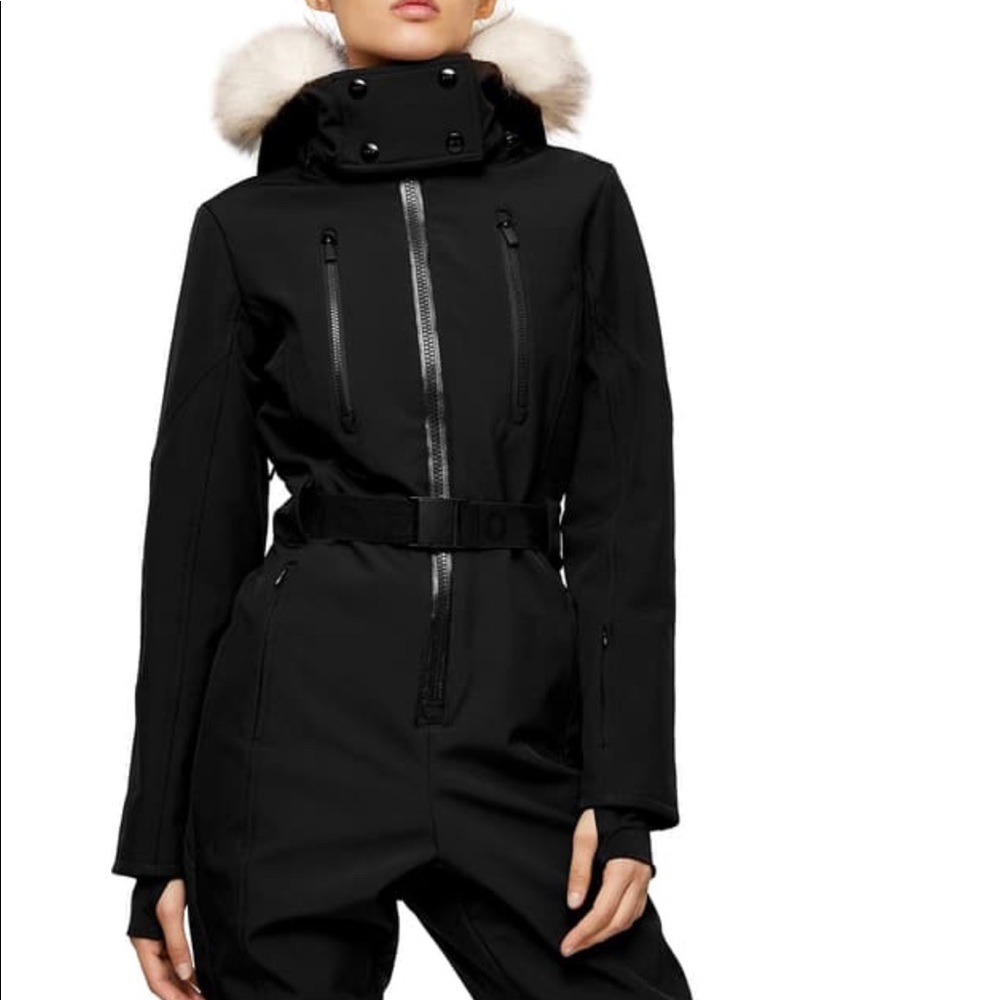 NWT Topshop SNO ski suit black SIZE US 6